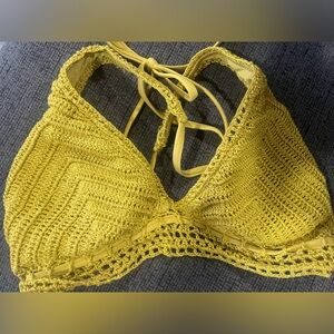 Women's Crochet Triangle Bikini Top - Xhilaration T™